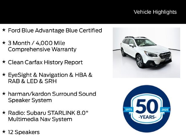 Used 2018 Subaru Outback 2.5i Limited AWD/4WD image 6