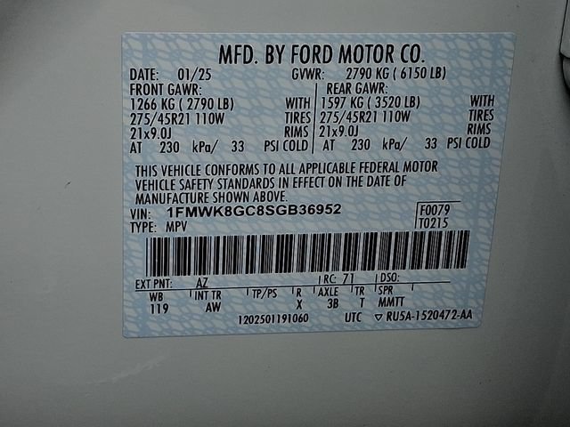 Certified 2025 Ford Explorer ST AWD/4WD image 27