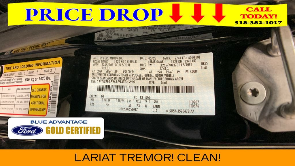Certified 2023 Ford Ranger Lariat w/ Tremor Off-Road Package AWD/4WD image 48