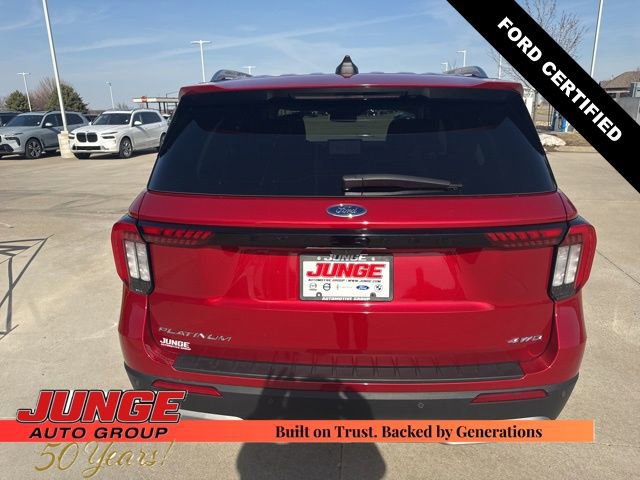 Certified 2025 Ford Explorer Platinum w/ LUX Leather Package image 5