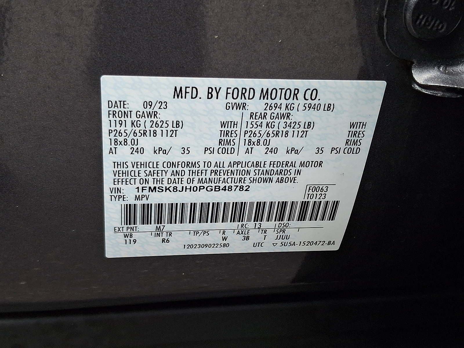 Certified 2023 Ford Explorer Timberline AWD/4WD image 27