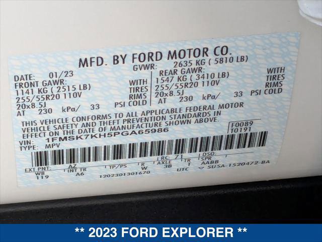Certified 2023 Ford Explorer ST-Line w/ Class IV Trailer Tow Package RWD image 25