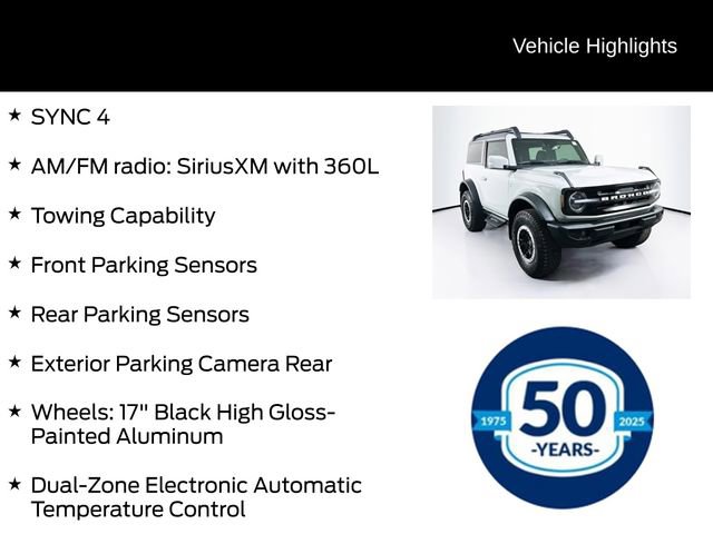 Certified 2023 Ford Bronco Outer Banks w/ Sasquatch Package AWD/4WD image 11