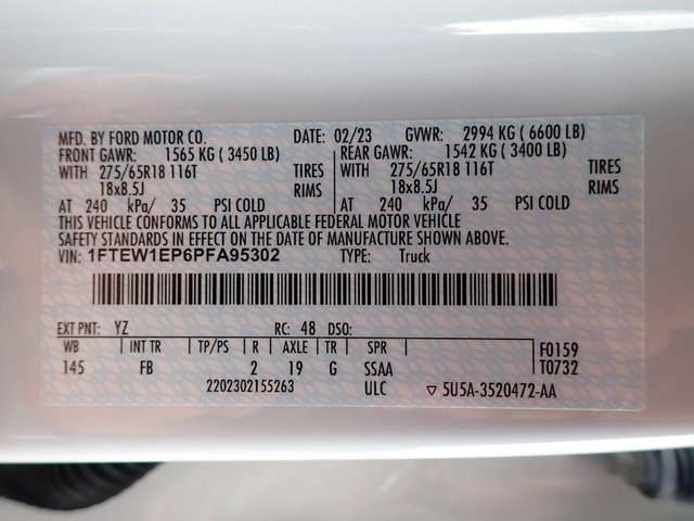 Certified 2023 Ford F150 XLT w/ Equipment Group 302A High AWD/4WD image 19
