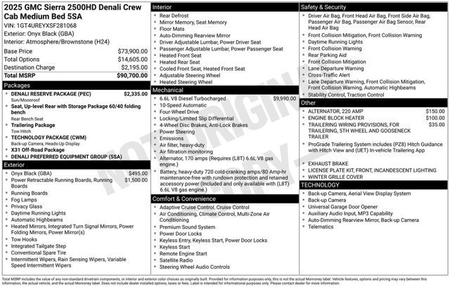 Used 2025 GMC Sierra 2500 Denali w/ Denali Reserve Package image 12