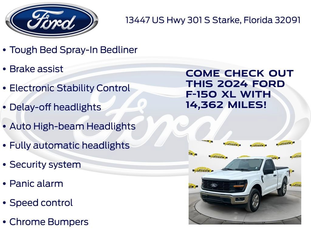 Certified 2024 Ford F150 XL w/ Equipment Group 103A High image 32