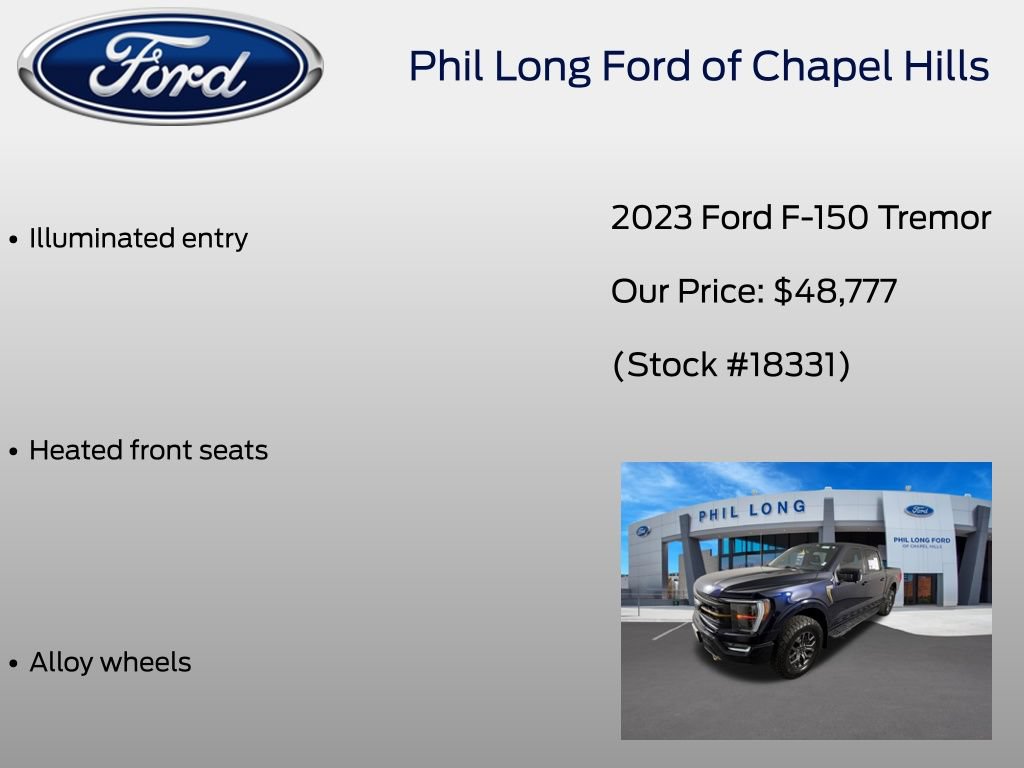 Certified 2023 Ford F150 Tremor w/ Equipment Group 402A High AWD/4WD image 40