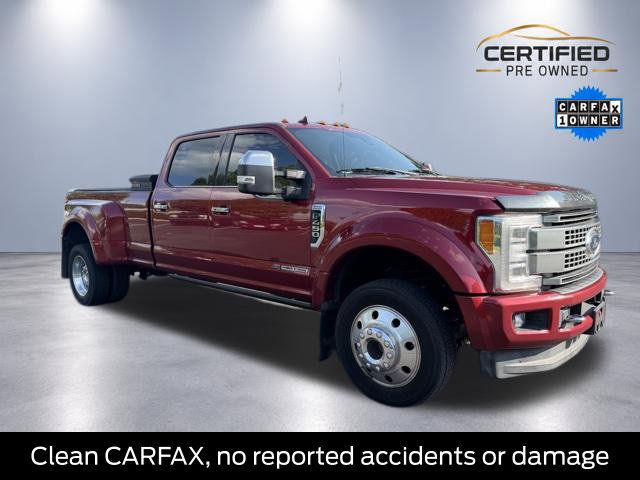 Certified 2019 Ford F450 Platinum w/ Platinum Ultimate Package