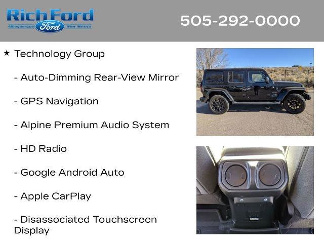 Used 2024 Jeep Wrangler Unlimited Sahara w/ Technology Group image 23