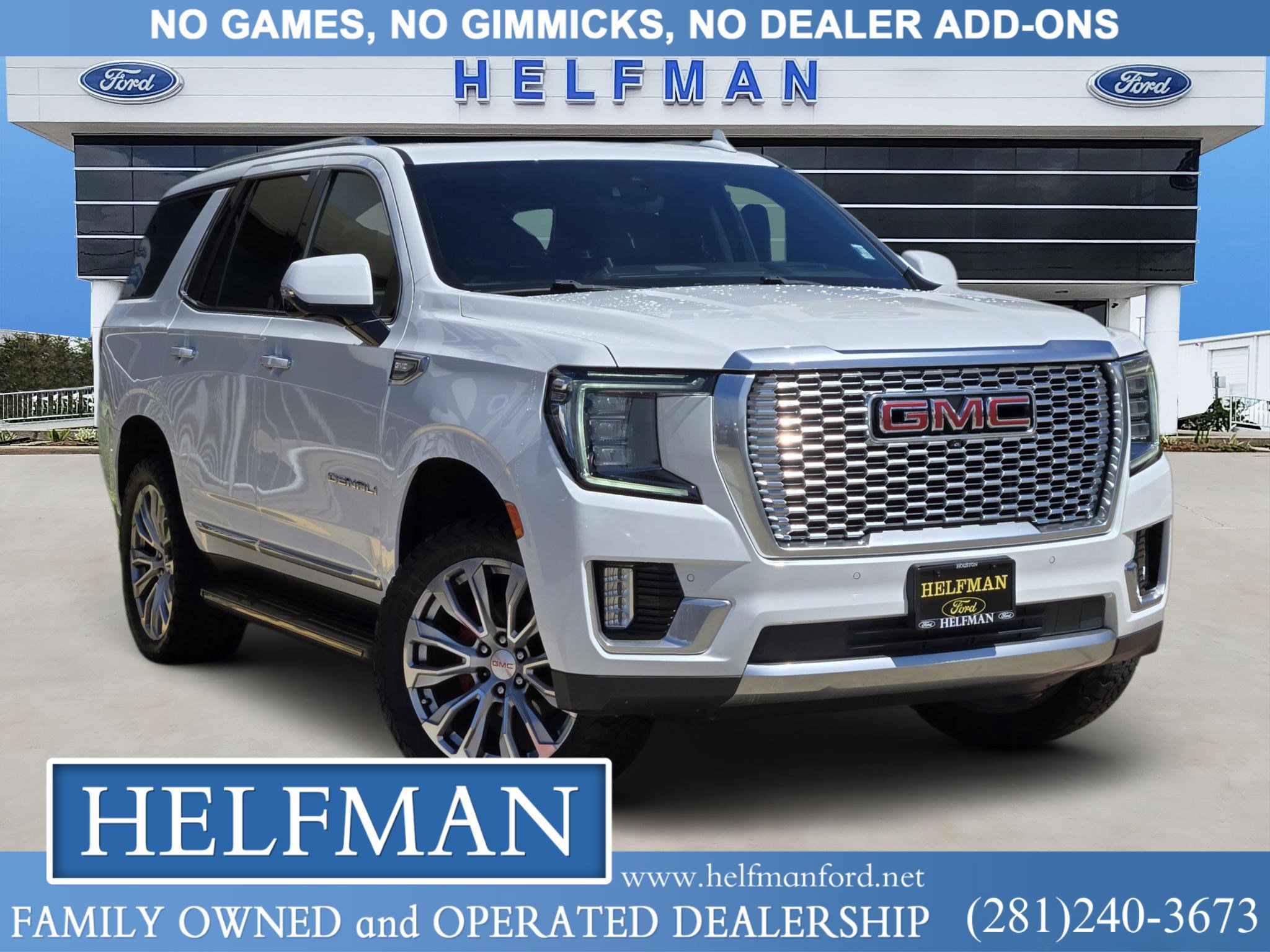 Used 2021 GMC Yukon Denali w/ Advanced Technology Package RWD image 1