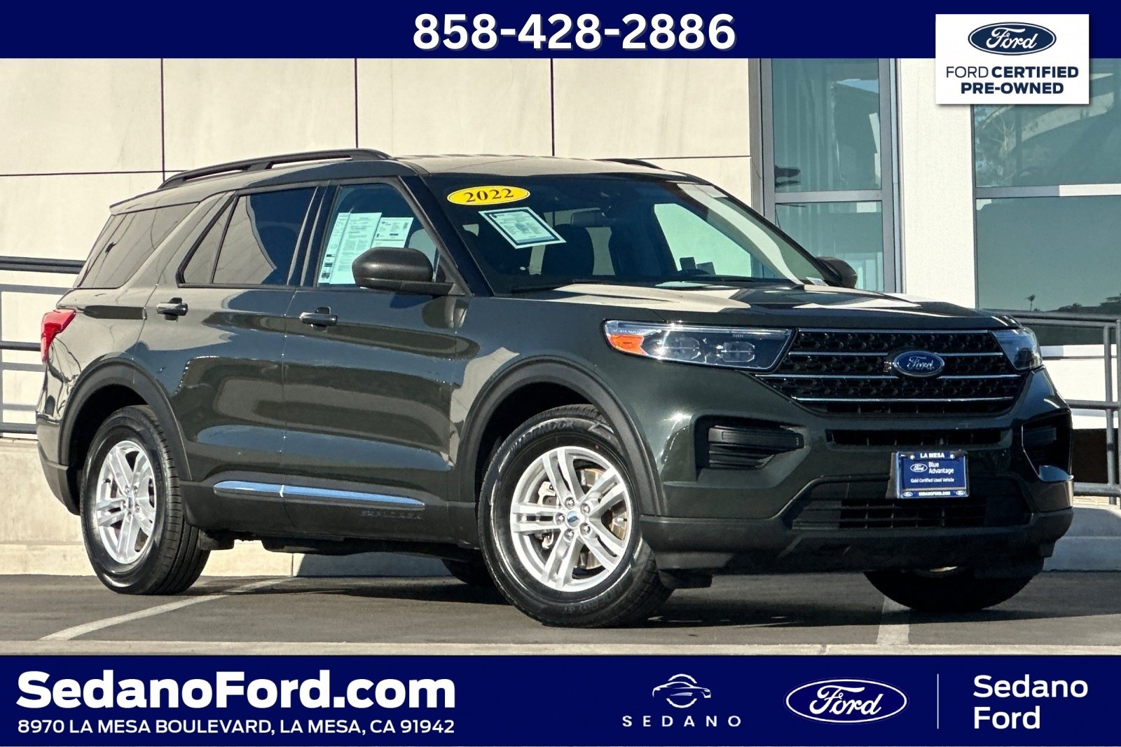 Certified 2022 Ford Explorer XLT