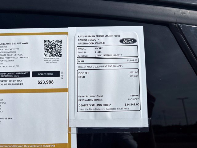 Certified 2024 Ford Escape ST-Line w/ Tech Pack #1 AWD/4WD image 3