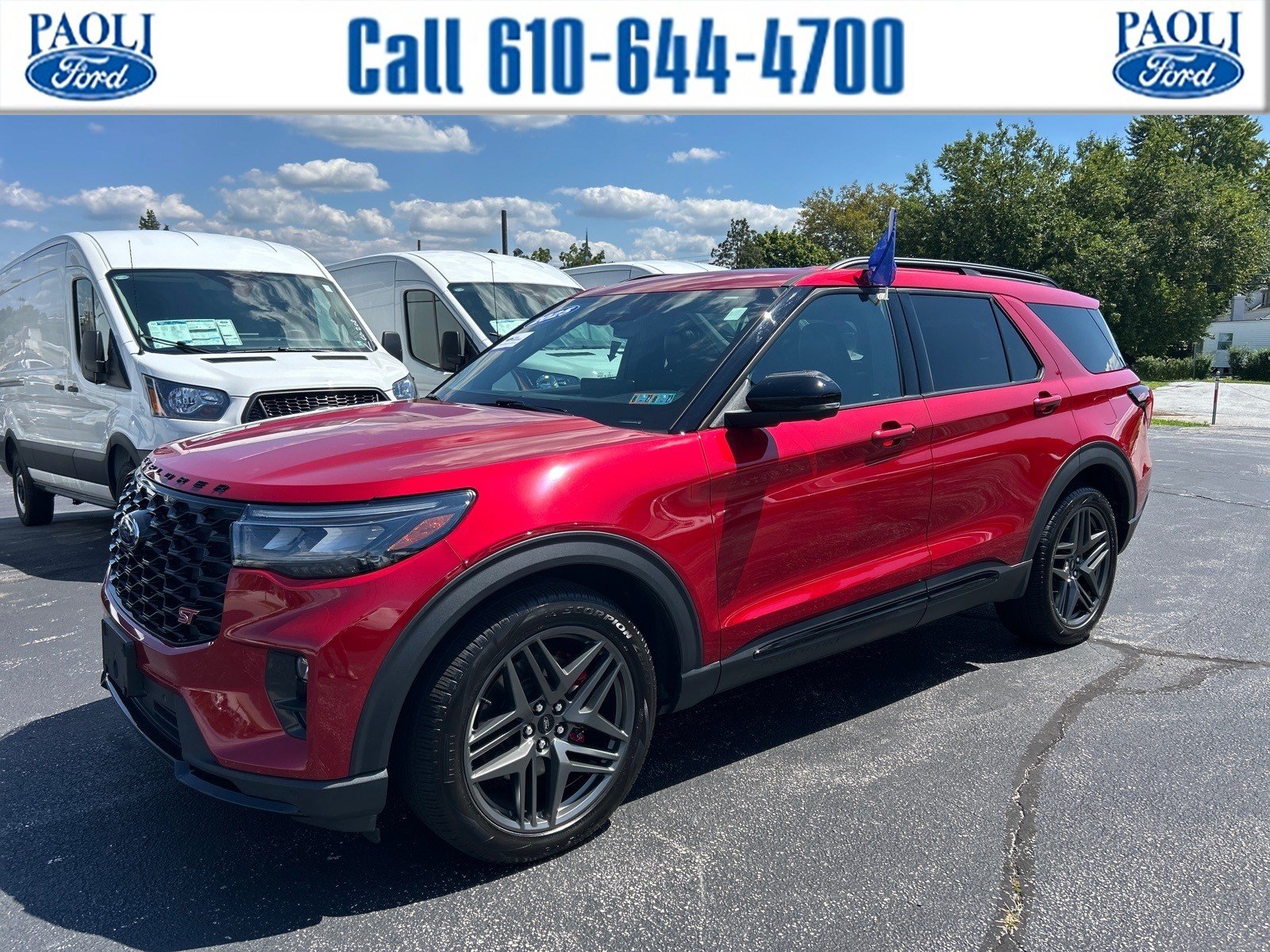 Certified 2025 Ford Explorer ST w/ Sun And Sound Package