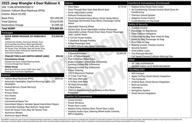 Used 2025 Jeep Wrangler Unlimited Rubicon image 39