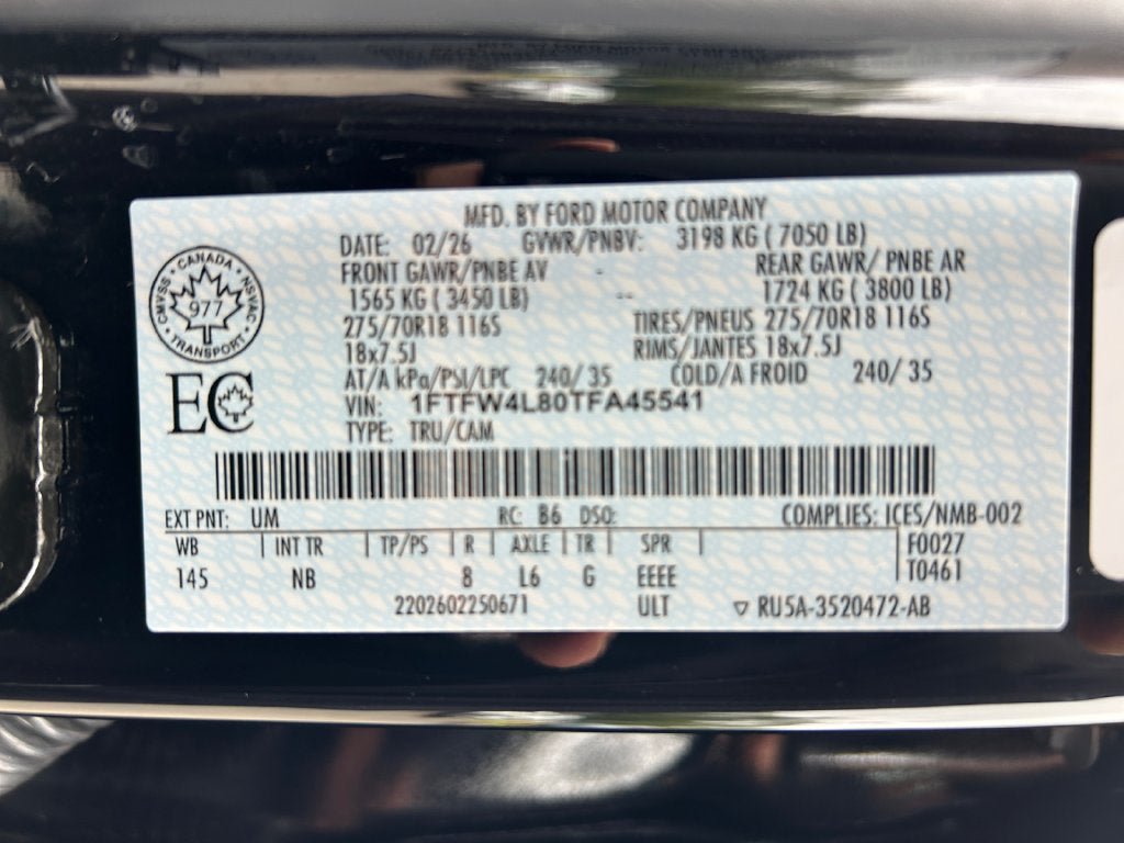 Certified 2026 Ford F150 Tremor w/ Equipment Group 402B MID AWD/4WD image 37