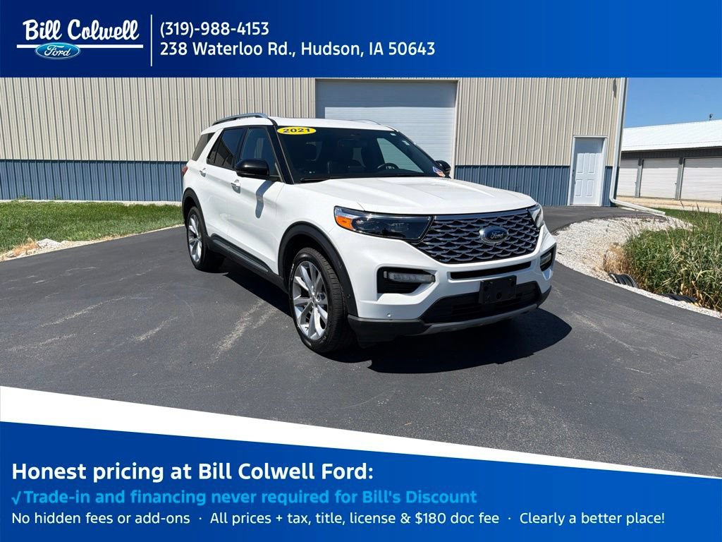 Certified 2021 Ford Explorer Platinum AWD/4WD image 1