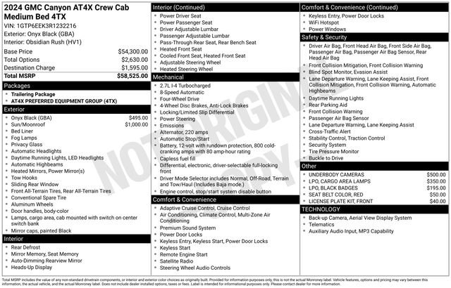 Used 2024 GMC Canyon AT4X image 43