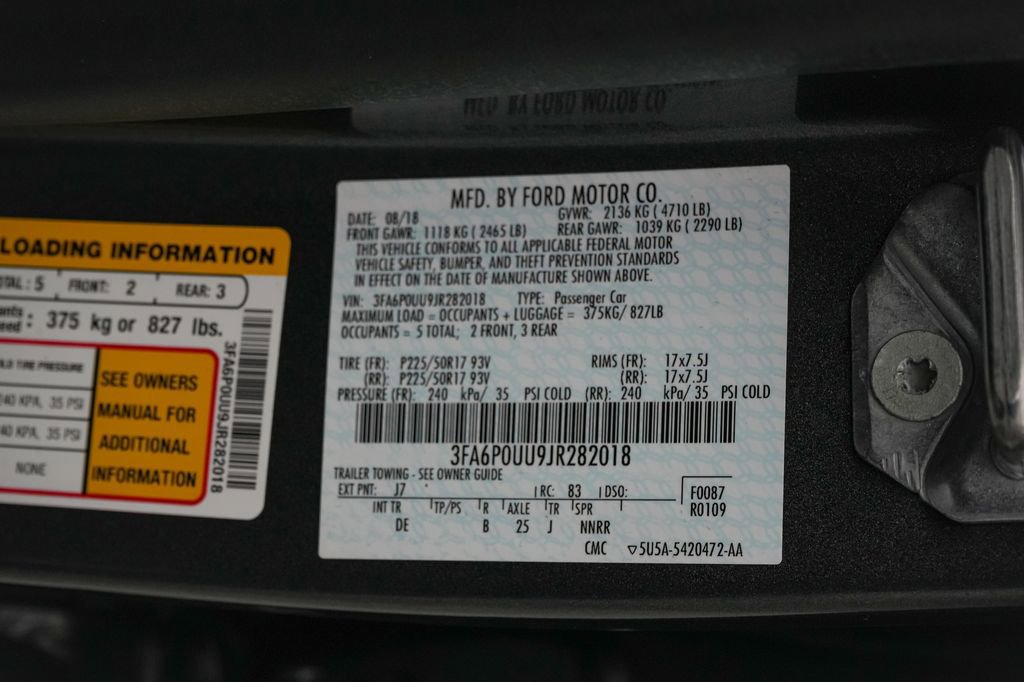 Certified 2018 Ford Fusion S FWD image 22