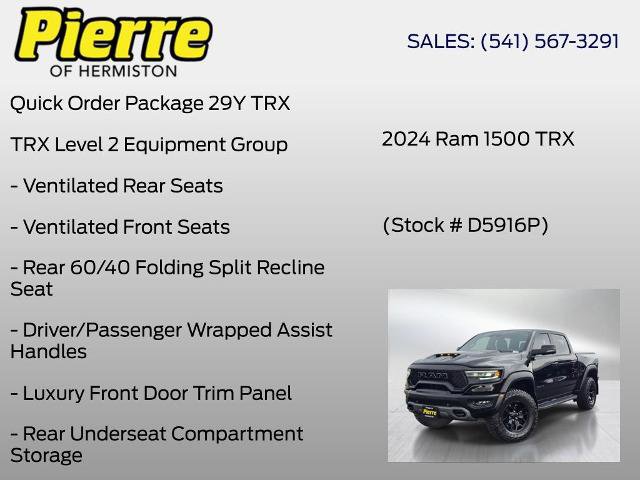 Used 2024 RAM 1500 TRX w/ TRX Level 2 Equipment Group AWD/4WD image 6
