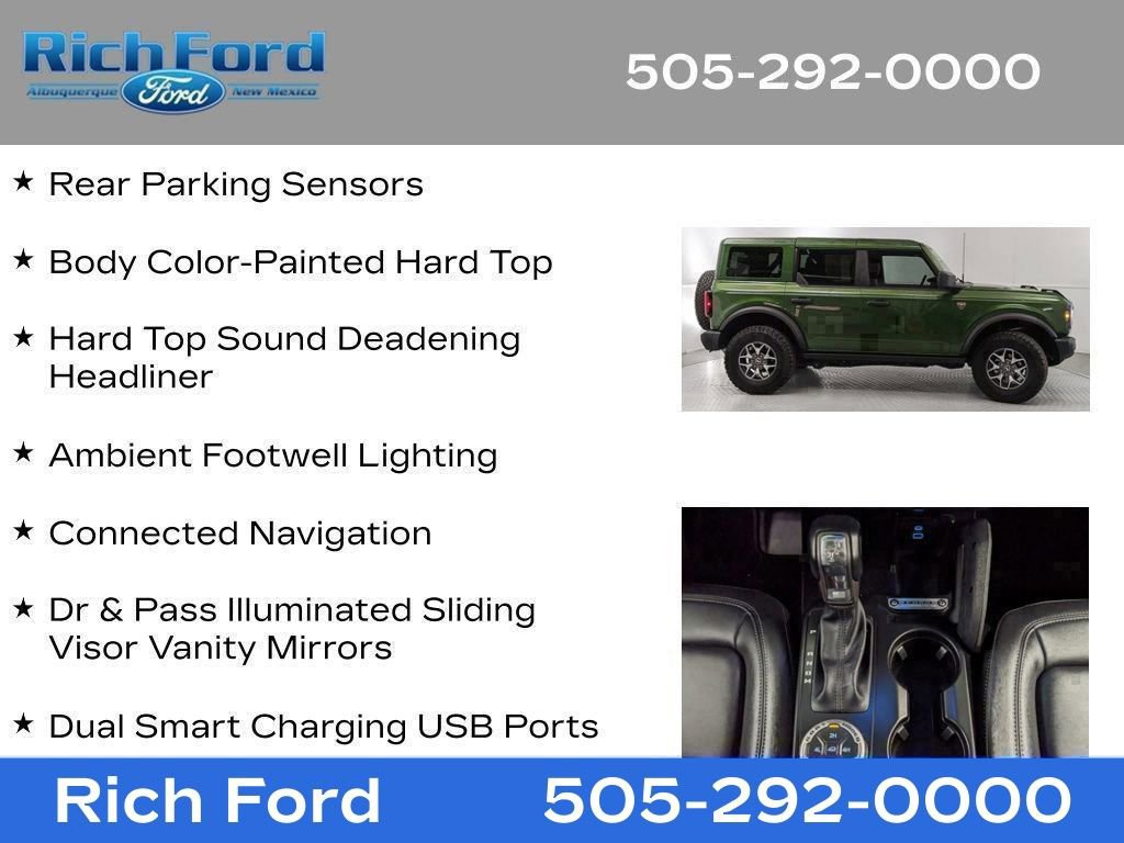 Certified 2025 Ford Bronco Badlands AWD/4WD image 93