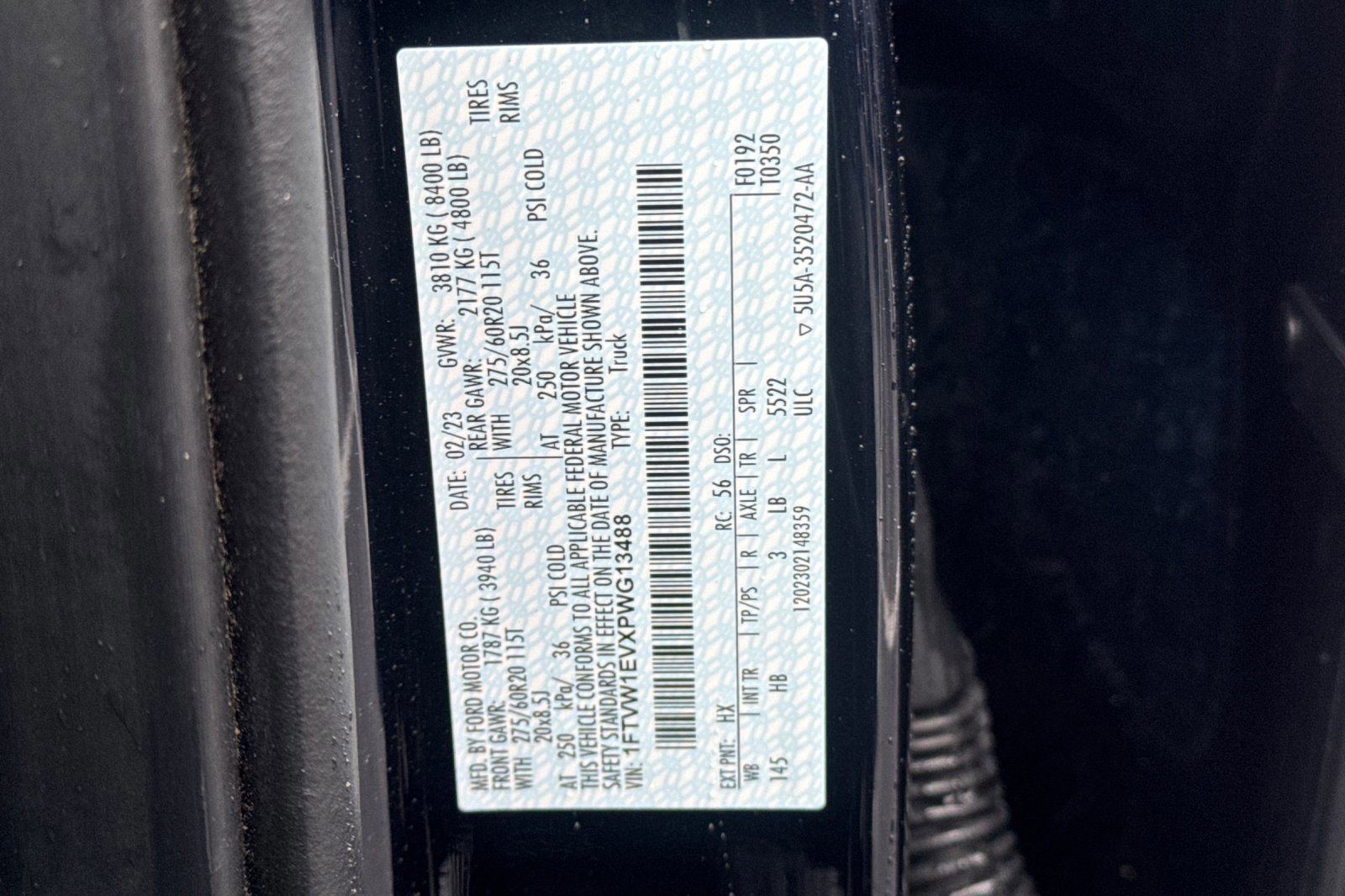 Certified 2023 Ford F150 Lightning Lariat w/ Equipment Group 511A High image 28