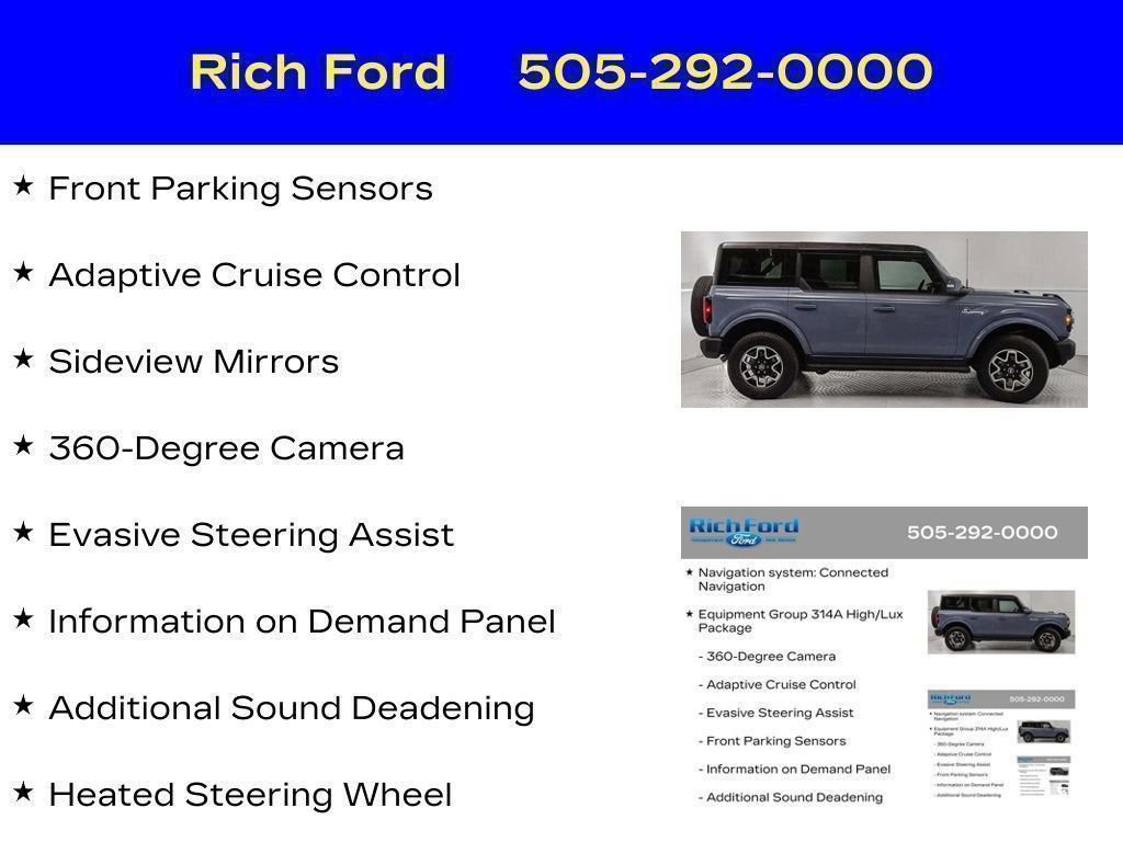 Certified 2024 Ford Bronco Outer Banks AWD/4WD image 51
