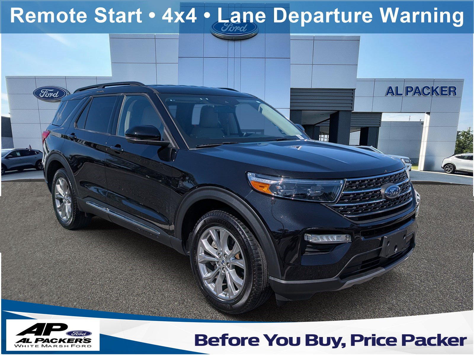 Certified 2023 Ford Explorer XLT w/ Equipment Group 202A AWD/4WD image 1