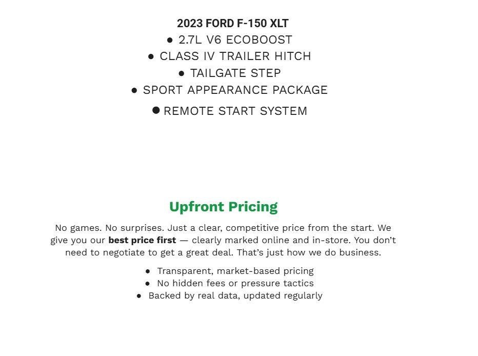 Certified 2023 Ford F150 XLT w/ Equipment Group 302A High AWD/4WD image 2