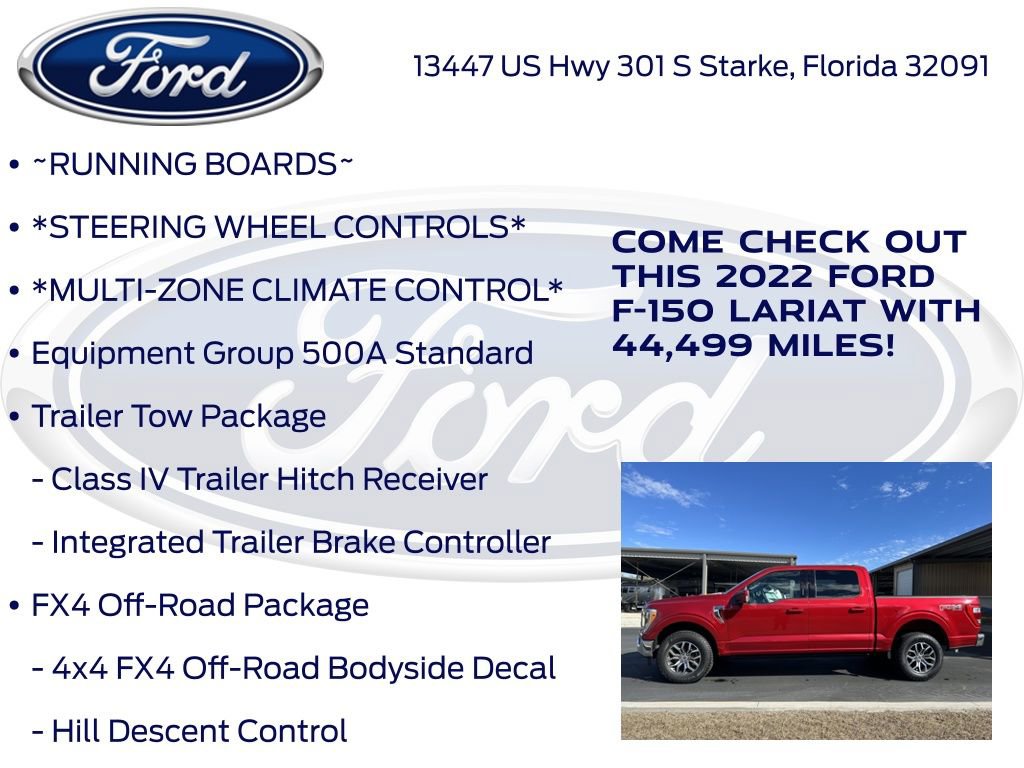Certified 2022 Ford F150 Lariat w/ Trailer Tow Package image 17