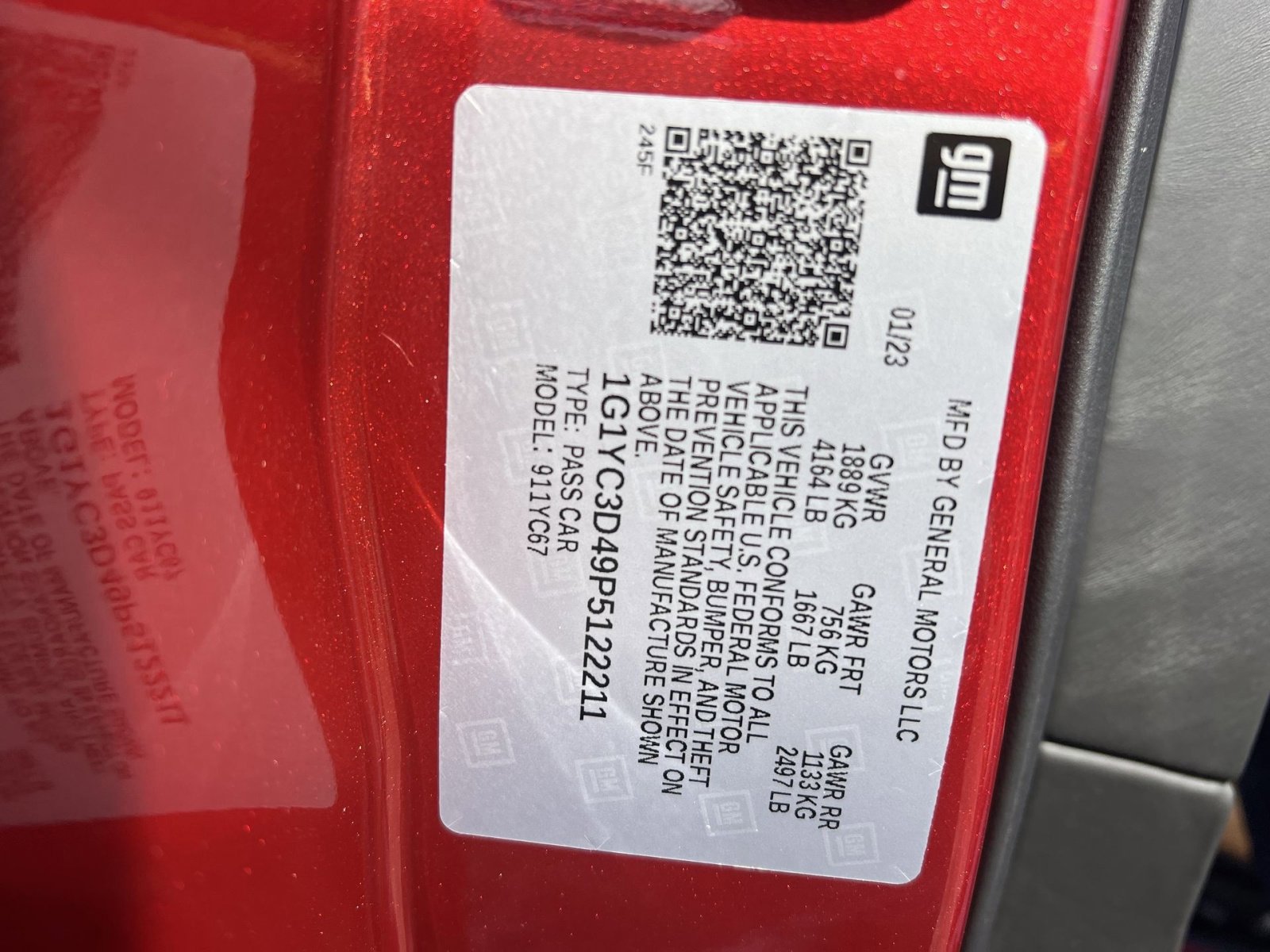 Used 2023 Chevrolet Corvette Stingray Premium Conv w/ Z51 Performance Package image 25