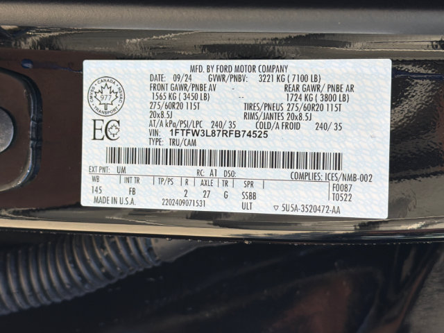 Certified 2024 Ford F150 XLT w/ Equipment Group 302A MID AWD/4WD image 35