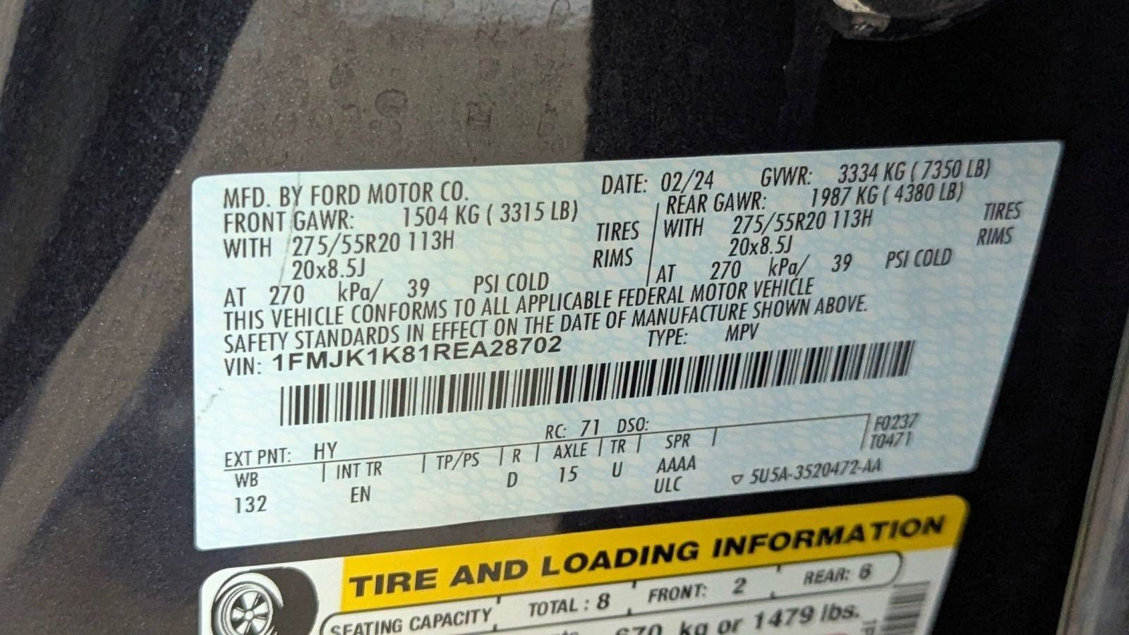 Certified 2024 Ford Expedition Max Limited image 20