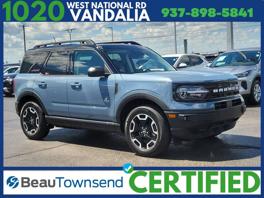 Certified 2024 Ford Bronco Sport Outer Banks w/ Tech Package