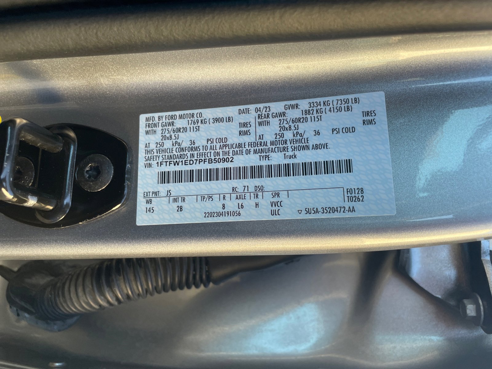Certified 2023 Ford F150 Lariat w/ Equipment Group 502A High AWD/4WD image 36
