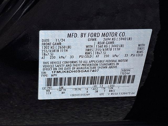 Certified 2025 Ford Explorer Active AWD/4WD image 27