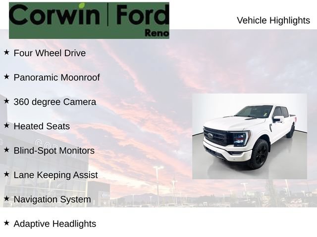 Certified 2023 Ford F150 Platinum w/ Equipment Group 701A High AWD/4WD image 7