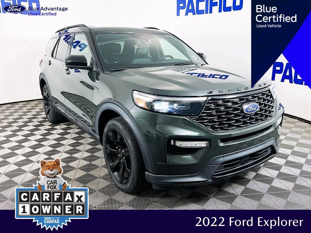 Certified 2022 Ford Explorer ST-Line w/ Class IV Trailer Tow Package image 1