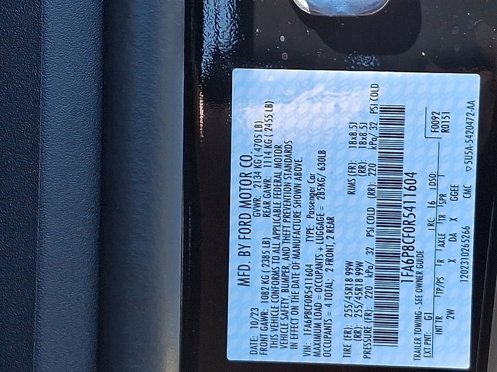 Certified 2024 Ford Mustang GT RWD image 25