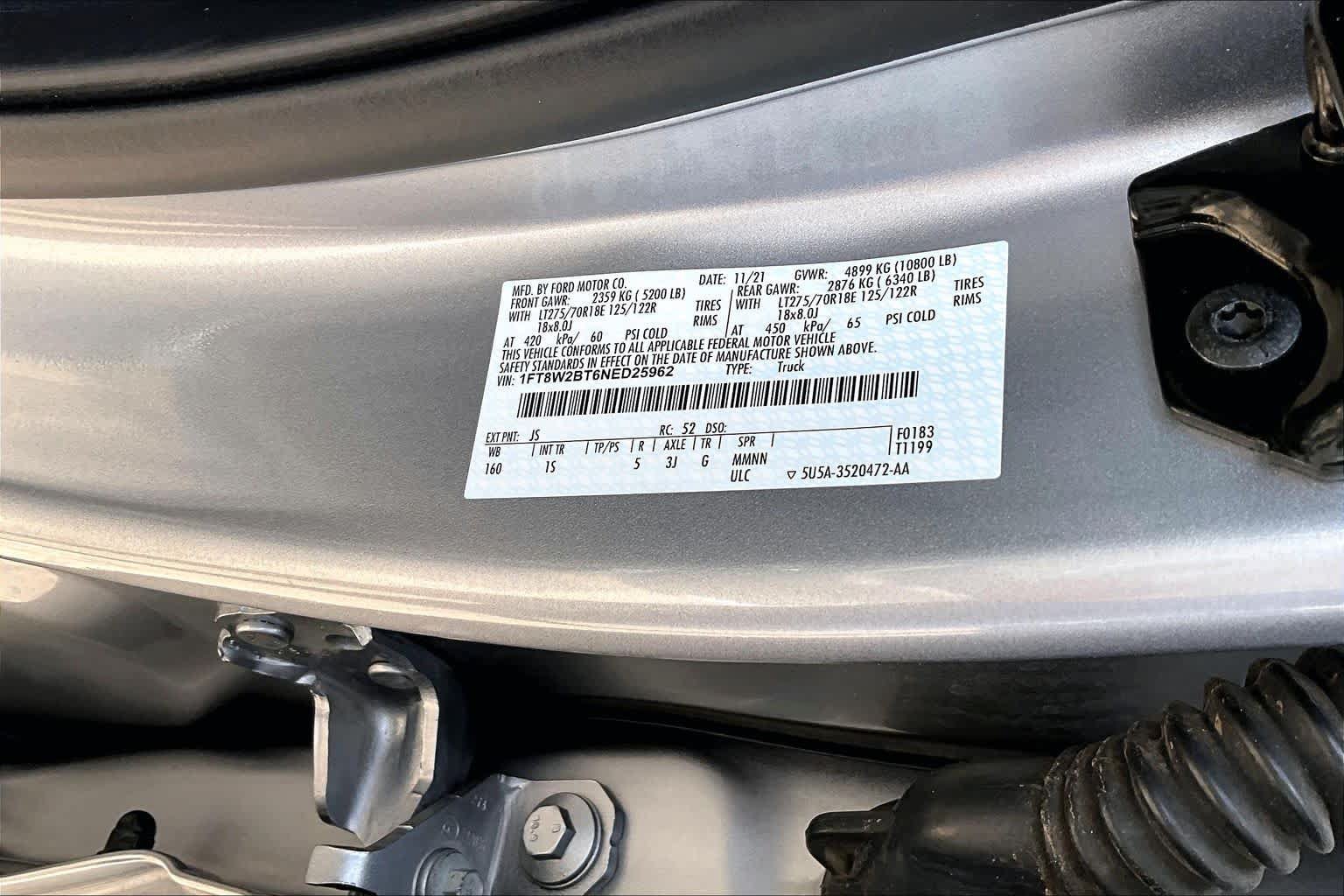 Certified 2022 Ford F250 4x4 Crew Cab Super Duty image 34