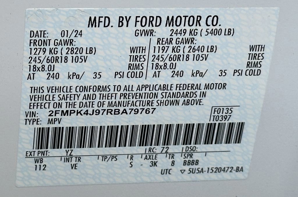 Certified 2024 Ford Edge SEL image 52