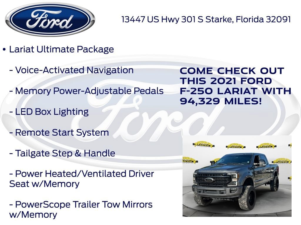 Certified 2021 Ford F250 Lariat AWD/4WD image 27