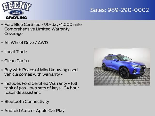 Used 2019 Chevrolet Blazer RS AWD/4WD image 4