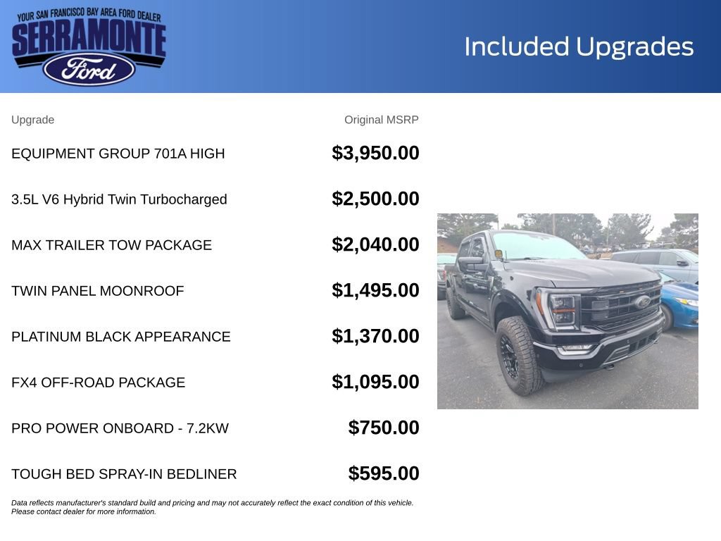 Certified 2023 Ford F150 Platinum w/ Equipment Group 701A High AWD/4WD image 24