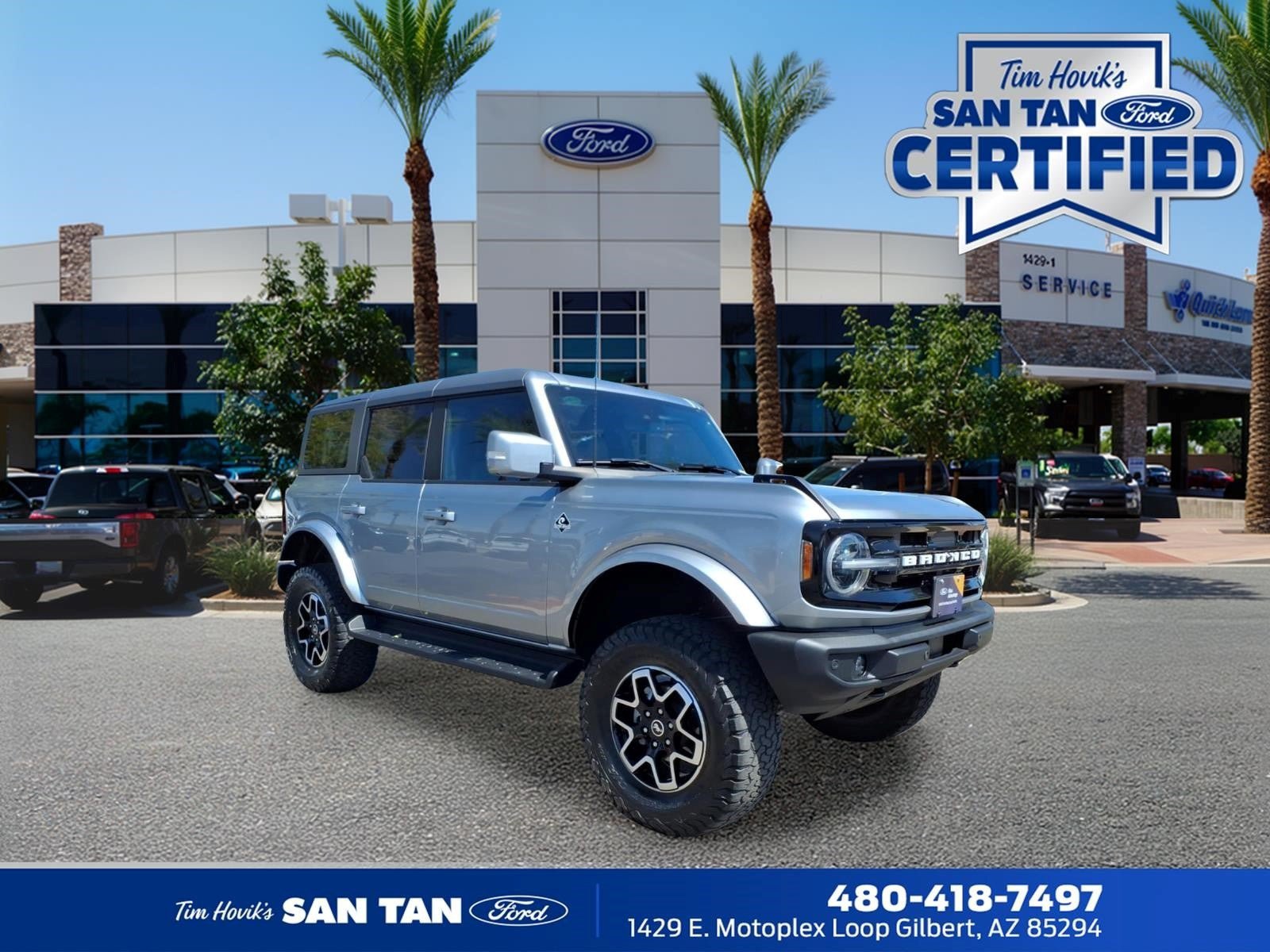 Certified 2023 Ford Bronco Outer Banks AWD/4WD image 1