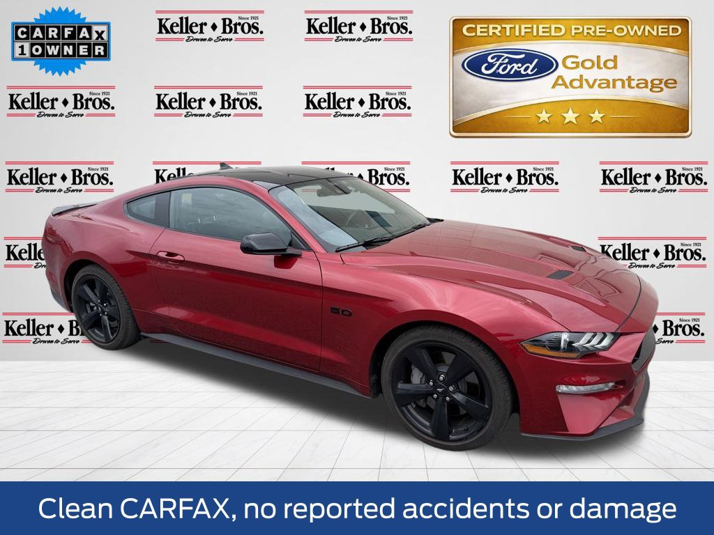 Certified 2021 Ford Mustang GT Premium w/ Carbon Sport Interior Package RWD image 1