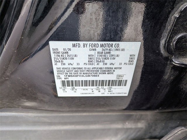 Certified 2020 Ford Explorer Limited w/ Class III Trailer Tow Package image 27