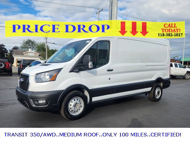 Certified 2024 Ford Transit 350 148 Medium Roof AWD w/ Upfitter Package