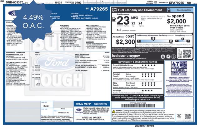 Certified 2025 Ford F150 XLT w/ Equipment Group 301A Standard image 26