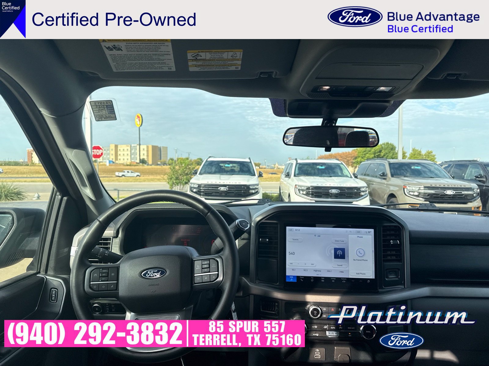 Certified 2025 Ford F150 XLT w/ Equipment Group 301A Standard AWD/4WD image 13