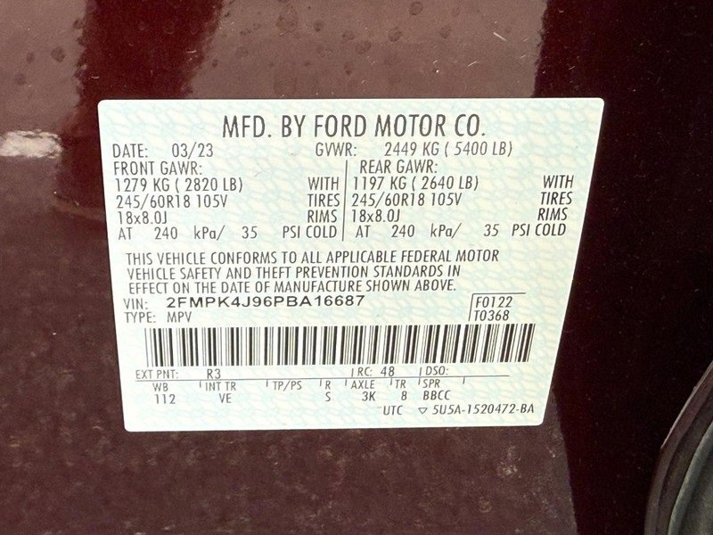 Certified 2023 Ford Edge SEL w/ Convenience Package image 22